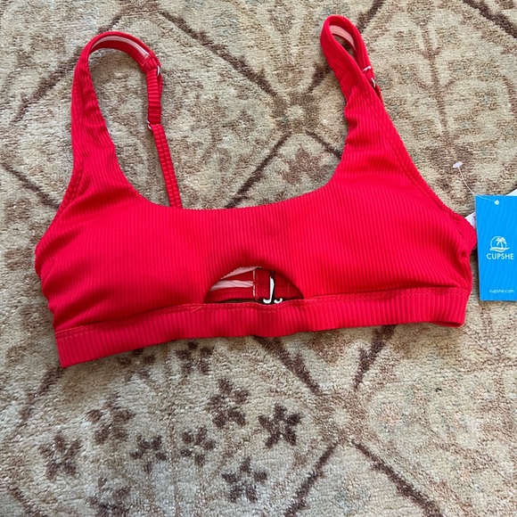 Cupshe Sensorial Spring Cut-Out Bikini Top & V-Waist Bottoms Set NWT - Picture 13 of 16